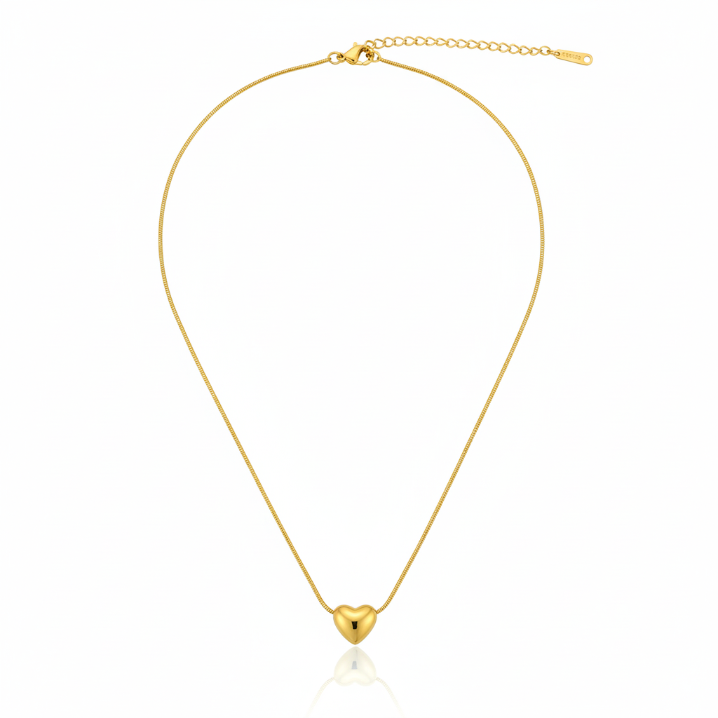 Golden Heart Necklace
