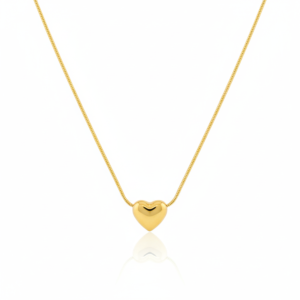 Golden Heart Necklace