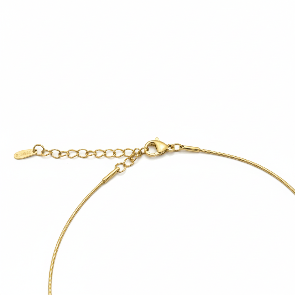 Opal Heart Glow Necklace